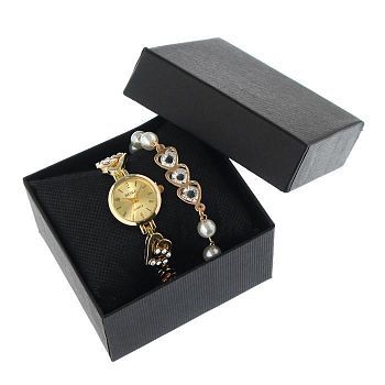 Подарочный набор 2 в 1 "Майоми": наручные часы d=2.5 см, браслет