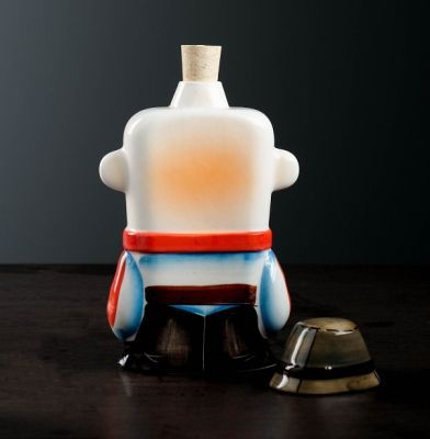 Штоф в книге "Рыбаку" (фарфор, объем 350 мл)