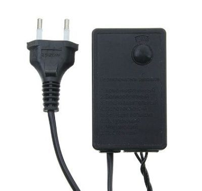 Гирлянда уличная "Метраж" с насадкой "(шарики 1,5 см", 20 м, нить тёмная, зелёный)