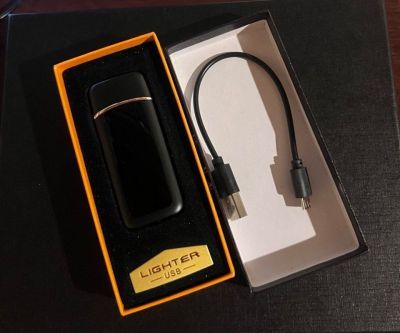 Зажигалка электронная «Медведь», USB, спираль, 3×7 см