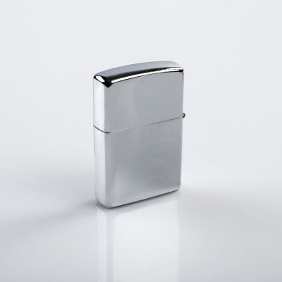 Зажигалка «Эйфелева башня» в металлической коробке, кремний, бензин, 6x8 см