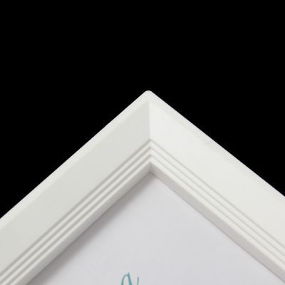 Фоторамка пластик L-5 15х21 см, белый, с небьющимся стеклом