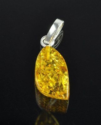 Кулон Янтарь "Золотой дождь" арт.ЯК-539