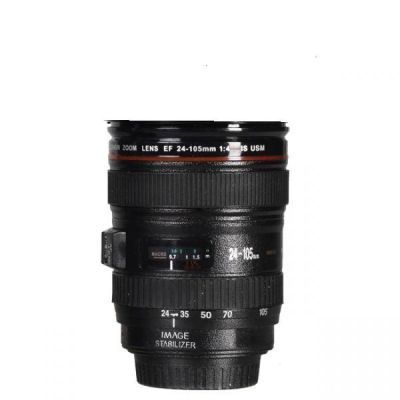 Кружка "Объектив" (аналог Кэнон) пластиковая с металлической вставкой (без крышки)