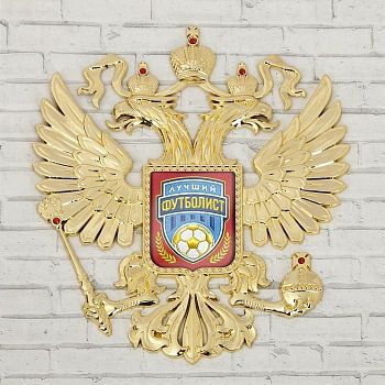 Герб настенный «Лучший футболист», 25 х 22.5 см