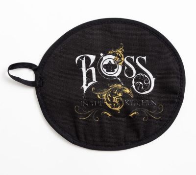 Фартук в наборе 3 в1 "Boss": фартук, полотенце 35х60см, прихватка