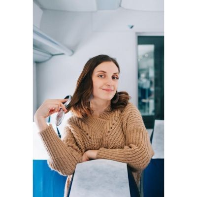 Расчёска массажная, складная, с зеркалом, 5,5 × 9 см, цвет МИКС