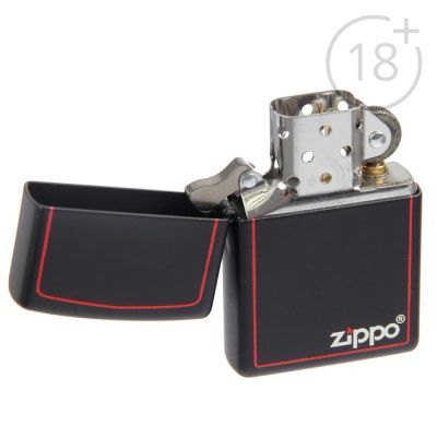 Зажигалка ZIPPO 218ZB Classic с покрытием Black Matte
