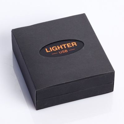 Зажигалка электронная, дуговая, USB, чёрная, 3.5х10х10 см
