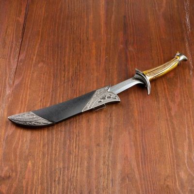 Сув. изделие кинжал, рукоять золото, 42см, клинок 24см