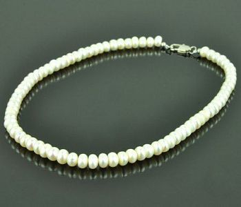 Бусы Жемчуг "Лебединая верность" арт.НЖМ-2(7)-40-1-8