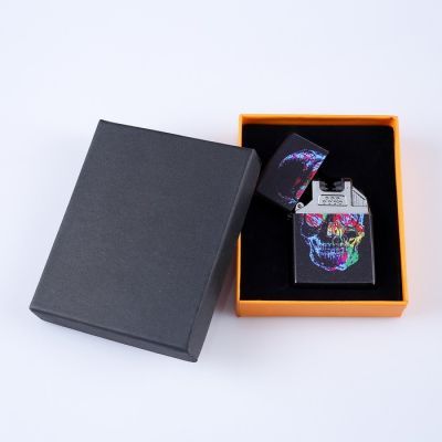 Зажигалка электронная "Череп", дуговая