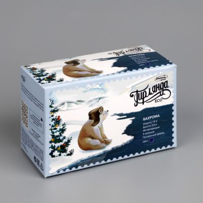 Гирлянда «Бахрома» 1.8 × 0.5 м, IP20, прозрачная нить, 48 LED, свечение синее, 8 режимов, 220 В