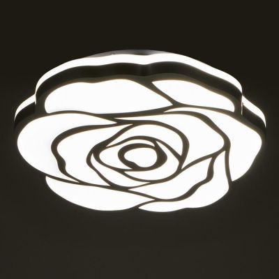 Светильник с ПДУ 670515N LED 48Вт 3 режима 3000-6000К диммер серебро 38х38х6 см