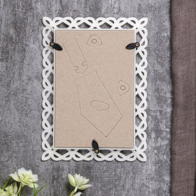 Фоторамка пластик L-7 10х15 см, перламутр, с небьющимся стеклом