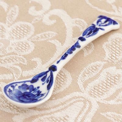 Ложка, 12×3×2 см, гжель