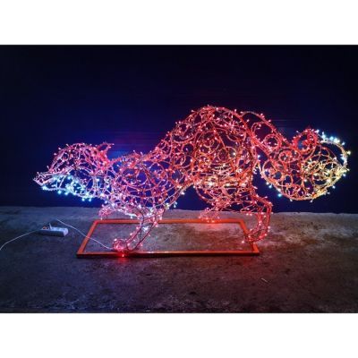Светодиодная фигура «Лиса», 200 × 100 × 75 см, 160 Вт, 220 В