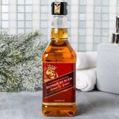 Гель для душа виски 500 мл "Первый во всем"