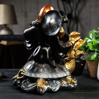 Копилка "Хотэй на драконе", разноцветный цвет, 30 см