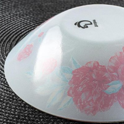 Салатник Доляна «Пионы»,22×5 см