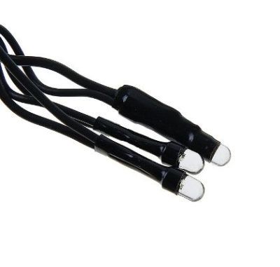 Гирлянда уличная УМС "Бахрома" (Ш:3 м, В:0,6 м, нить темная, сине-белый)