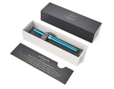 F 309 Ручка перьевая Parker Urban Core F Vibrant Blue CT подар.кор.(арт.-1931594)