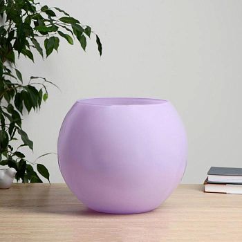 Ваза "Сиреневый мираж" шаровая 25х30 см 10 л