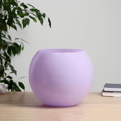 Ваза "Сиреневый мираж" шаровая 25х30 см 10 л