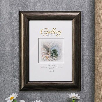 Фоторамка пластик Gallery 13х18 см грецкий орех