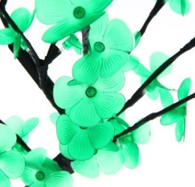 Светодиодный куст "Цветок сакуры" улич. (0,65 м.,зеленый)