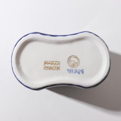 Банка для сыпучего, 14х15 см, гжель, сорт 2