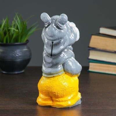 Копилка "Бегемот в шортах", 13х10х21см