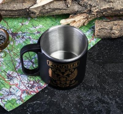 Термокружка «Россия», металл в подарочной коробке, 200 мл