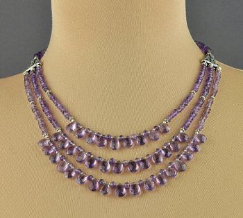 Колье Аметист "Богиня" арт. П2722