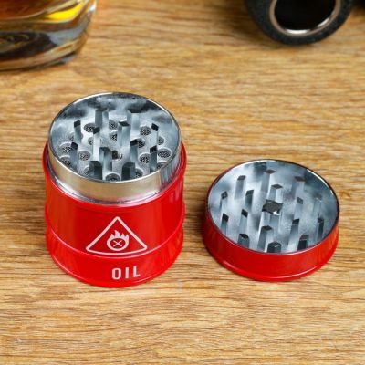 Измельчитель для табака "Oil", 4х4 см, микс