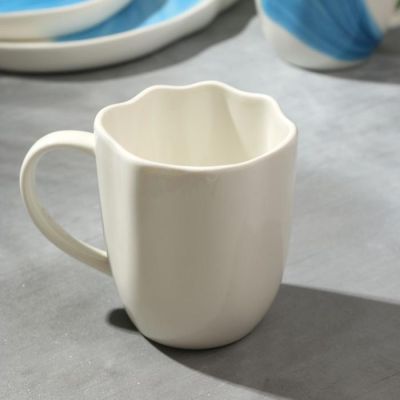 Кружка неровный край "Разводы", 350 мл