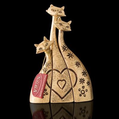 Набор статуэток "Дружная семейка", бронза