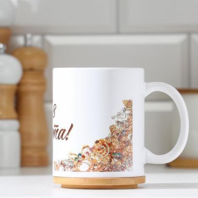 Кружка "С 8 марта! Сокровище", c нанесением