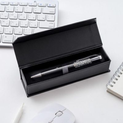 Ручка в футляре "Лучший папа", металл