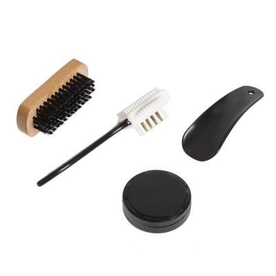 Дорожный набор для обуви «Идеальный мужчина»: щётка 2шт, губка, лопатка