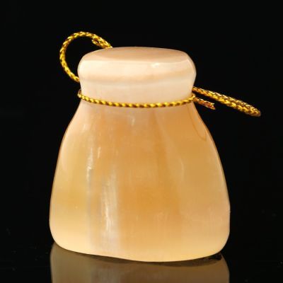 Сувенир «Мешочек достатка», большой, селенит