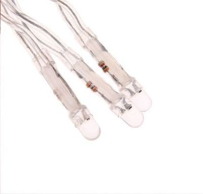 Гирлянда уличная УМС "Бахрома" (Ш:3 м, В:0,6 м, нить силикон, сине-белый)