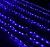Гирлянда "Дождь" уличная (Ш:2 м, В:3 м, LED 800 шт., нить белая, синий)