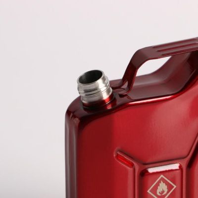 Фляжка "Жидкость для отжига", 150 мл, в виде канистры, красная, 10х7.5х2.5 см