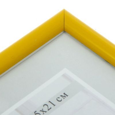 Фоторамка для фото 15х21 см Simple, жёлтая