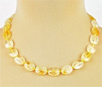 Бусы Цитрин "Изольда" арт.НЦТ-12(12-16)-48-1