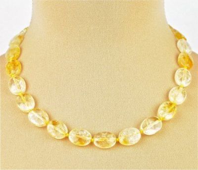 Бусы Цитрин "Изольда" арт.НЦТ-12(12-16)-48-1