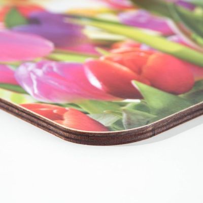 Доска разделочная Avanti-stile «С 8 Марта! Тюльпаны», 29×21 см