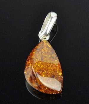 Кулон Янтарь "Золотой дождь" арт.ЯК-133