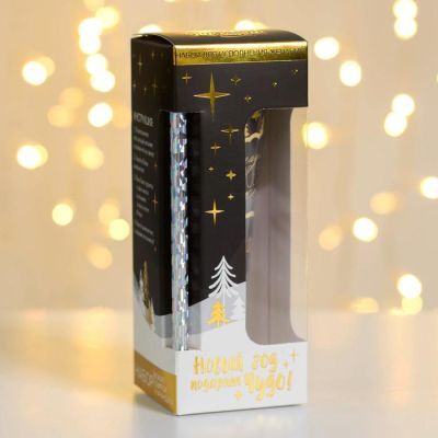 Набор для исполнения желаний в бокале «Новый год подарит чудо!», 6,2 х 16,2 х 6,2 см
